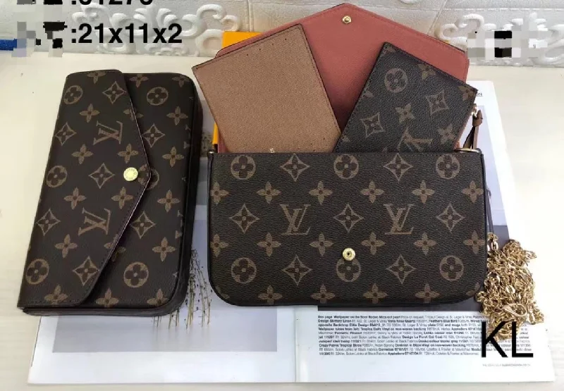 Monogram Canvas  Brown inside