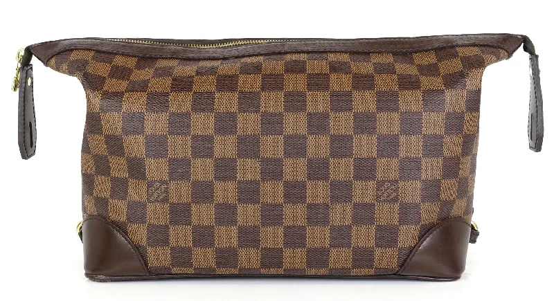 Trousse Vaslav Damier Ebene Canvas Clutch Bag