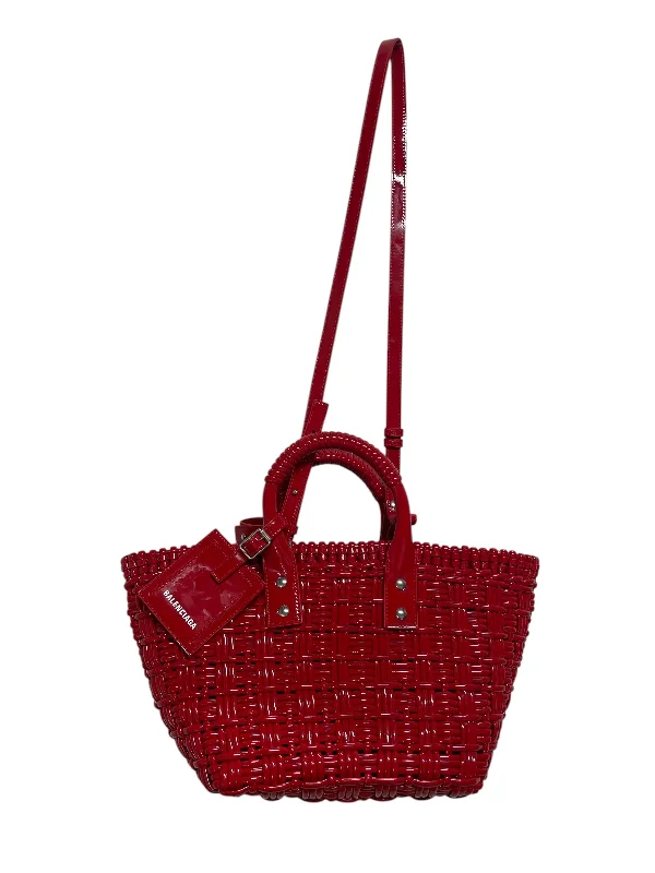 BALENCIAGA/Hand Bag/RED/basket bag