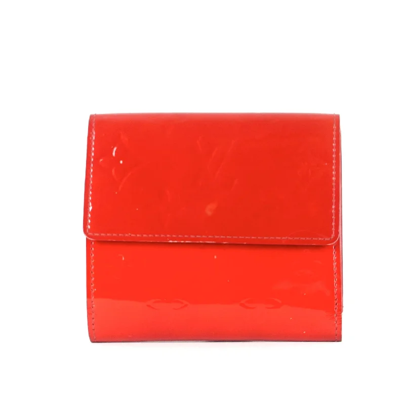 Elise Monogram Vernis Leather Wallet