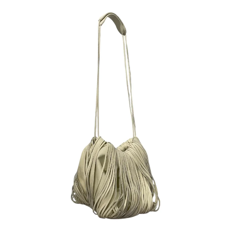 JIL SANDER/Cross Body Bag/Leather/CRM/DUMPLING FRINGE