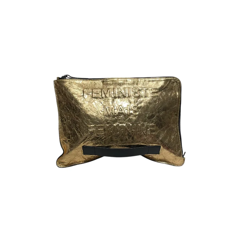 CHANEL/Clutch Bag/Leather/GLD/20957836