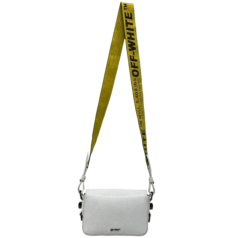 OFF-WHITE/Cross Body Bag/OS/Leather/WHT/