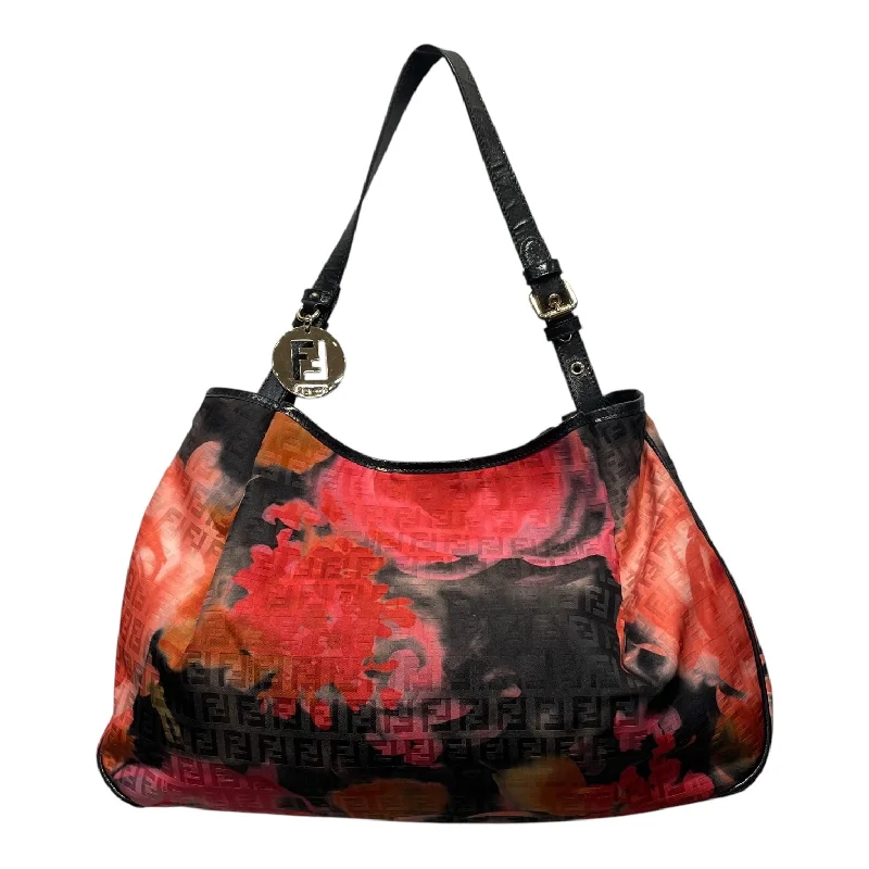 FENDI/Hand Bag/Floral Pattern/Cotton/PNK/ZUCCHINO FF