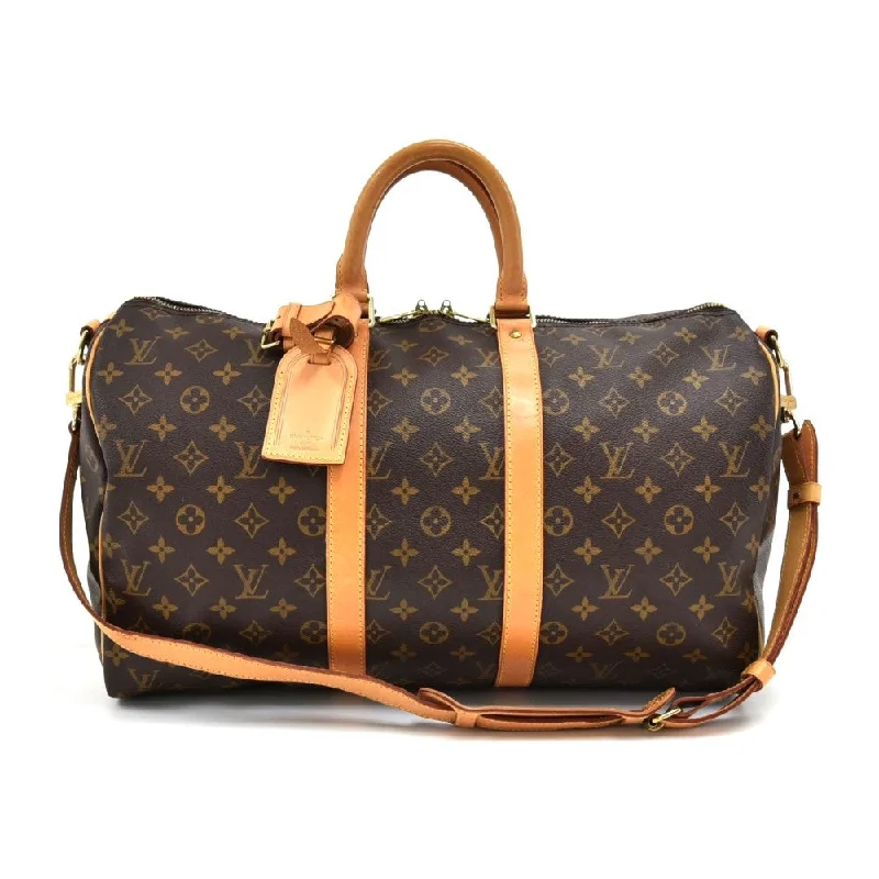 Keepall 45 Bandouliere Monogram Canvas Duffel Bag