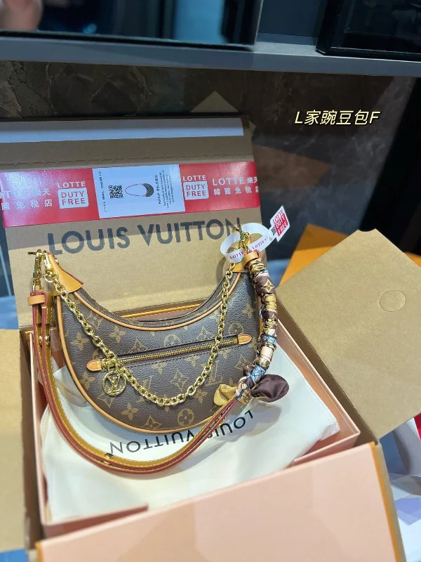 Louis Vuitton Loop monogram Handbag ➕️ Twilly Scarf