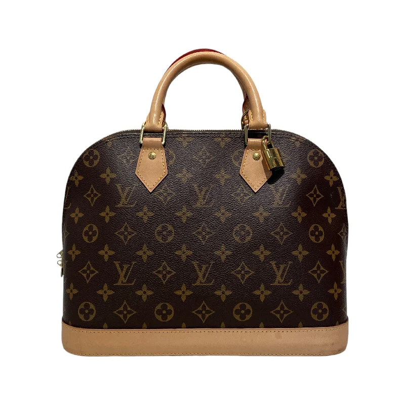 LOUIS VUITTON/Hand Bag/Monogram/Leather/BRW/Alma Bag