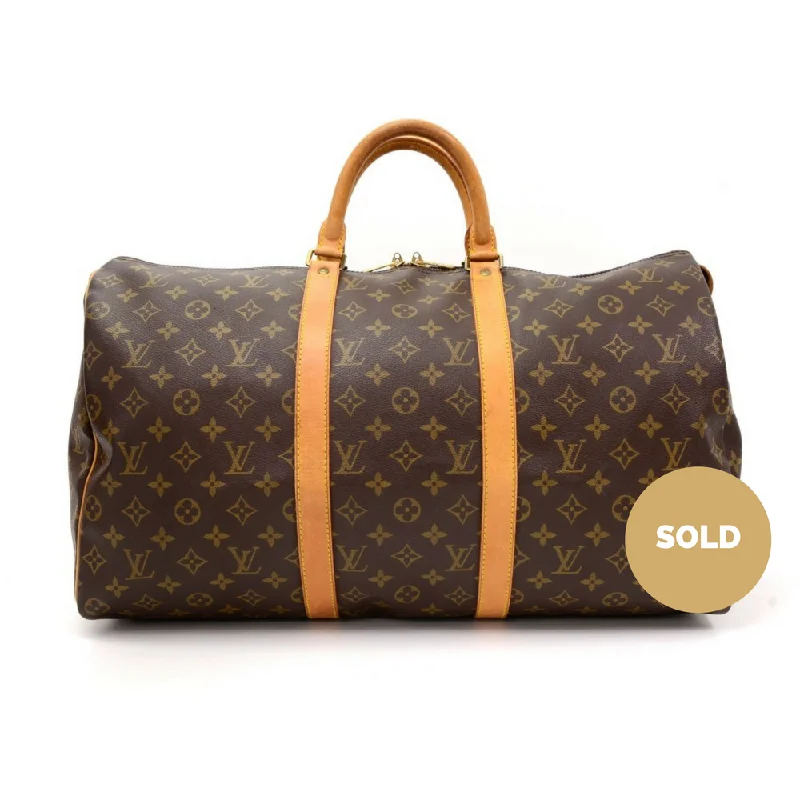 Keepall 50 Monogram Canvas Travel Bag