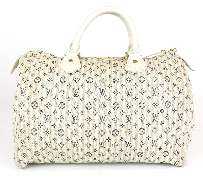 Speedy 30 Mini Lin Croisette Monogram Handbag