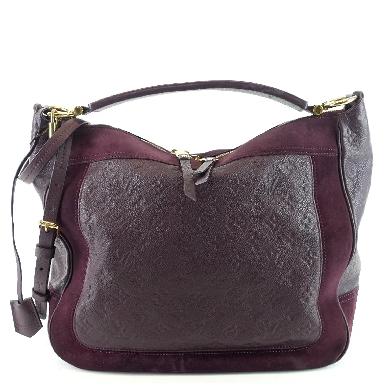 Audacieuse MM Monogram Empreinte Leather and Suede Bag