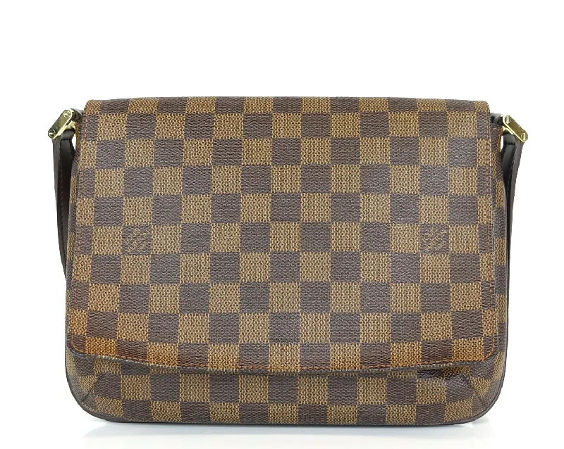 Musette Tango Damier Ebene Canvas Bag