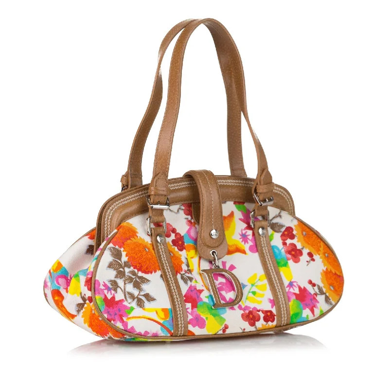 Dior Floral Detective Canvas Handbag (SHG-32315)