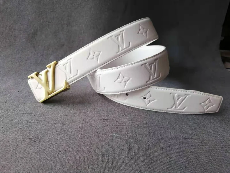 White belt gold buckle